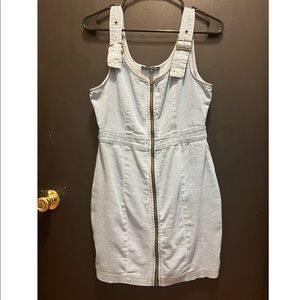 Denim short dress